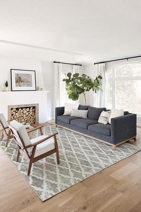 Soraya Trellis Ash Grey Rug-8'x10' thumbnail 4