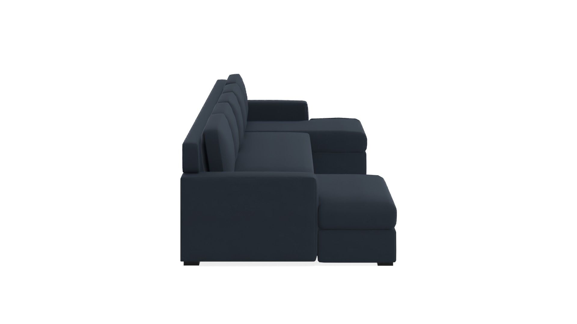 Big Sur Square Arm Slipcovered U Double Chaise Grand Sofa thumbnail 2