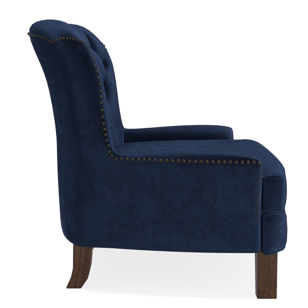 Cardiff Tufted Upholstered Armchair thumbnail 2