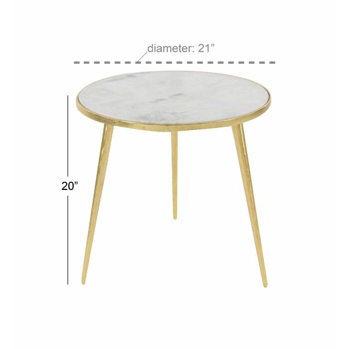 Arkadelphia Marble End Table thumbnail 4