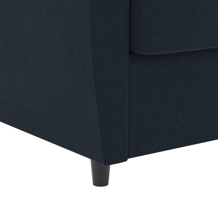 Brittany 74.5'' Linen Square Arm Sofa Bed thumbnail 6