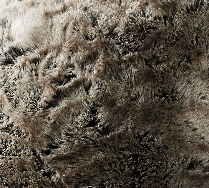 Faux Fur Ombre Pillow Covers thumbnail 3