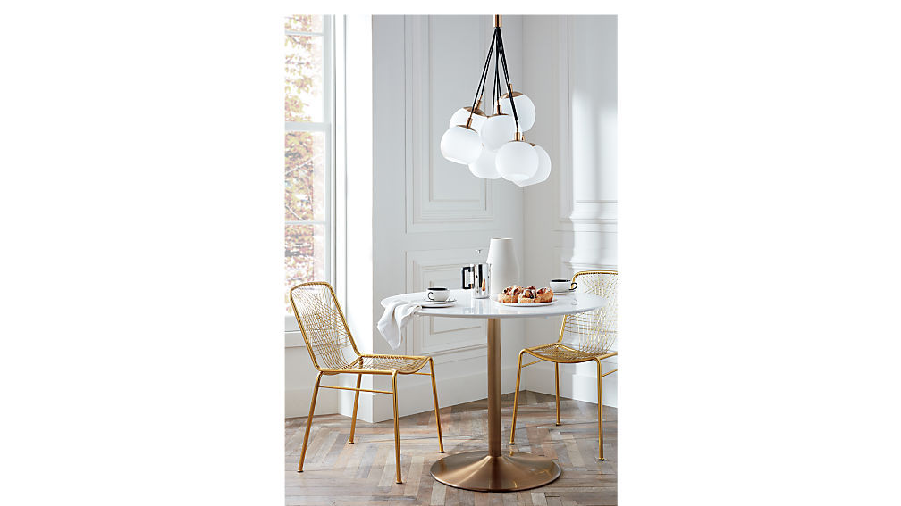 Odyssey Brass Dinning Table thumbnail 2