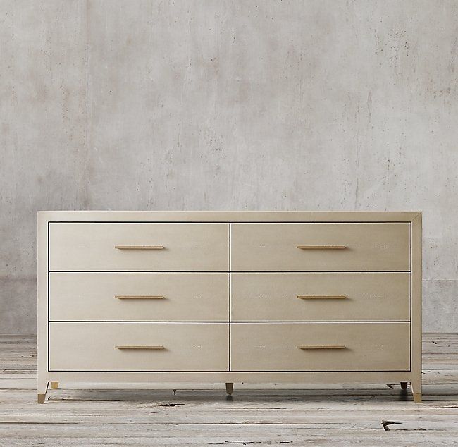 Graydon Shagreen 6 drawer Dresser — view 1
