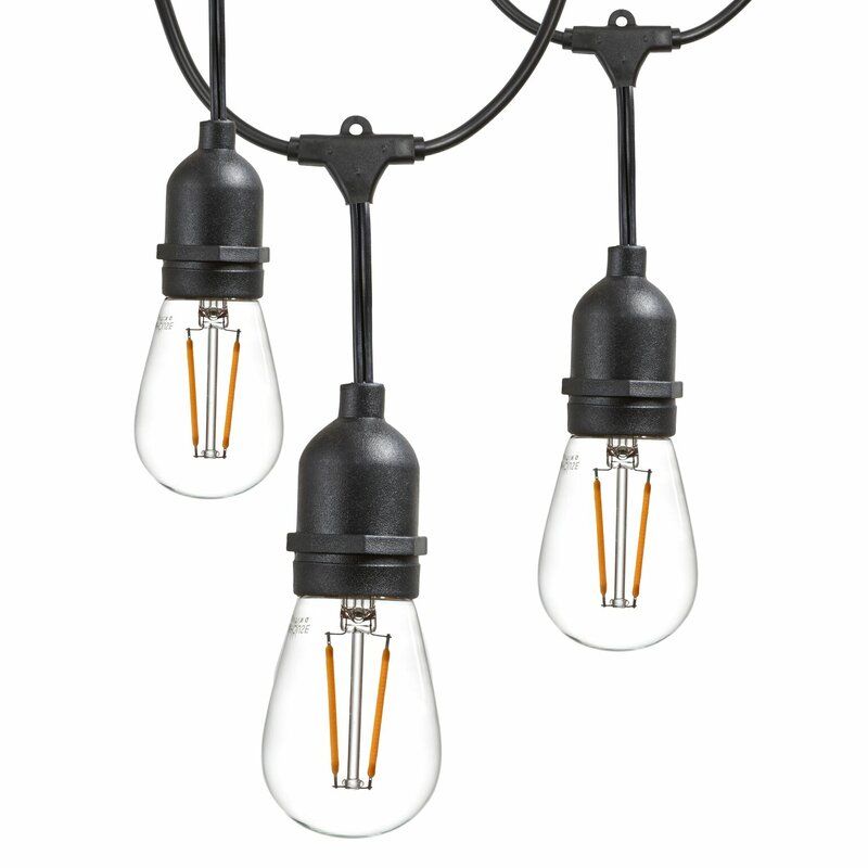 25' Outdoor 9 - Bulb Standard String Light — view 1