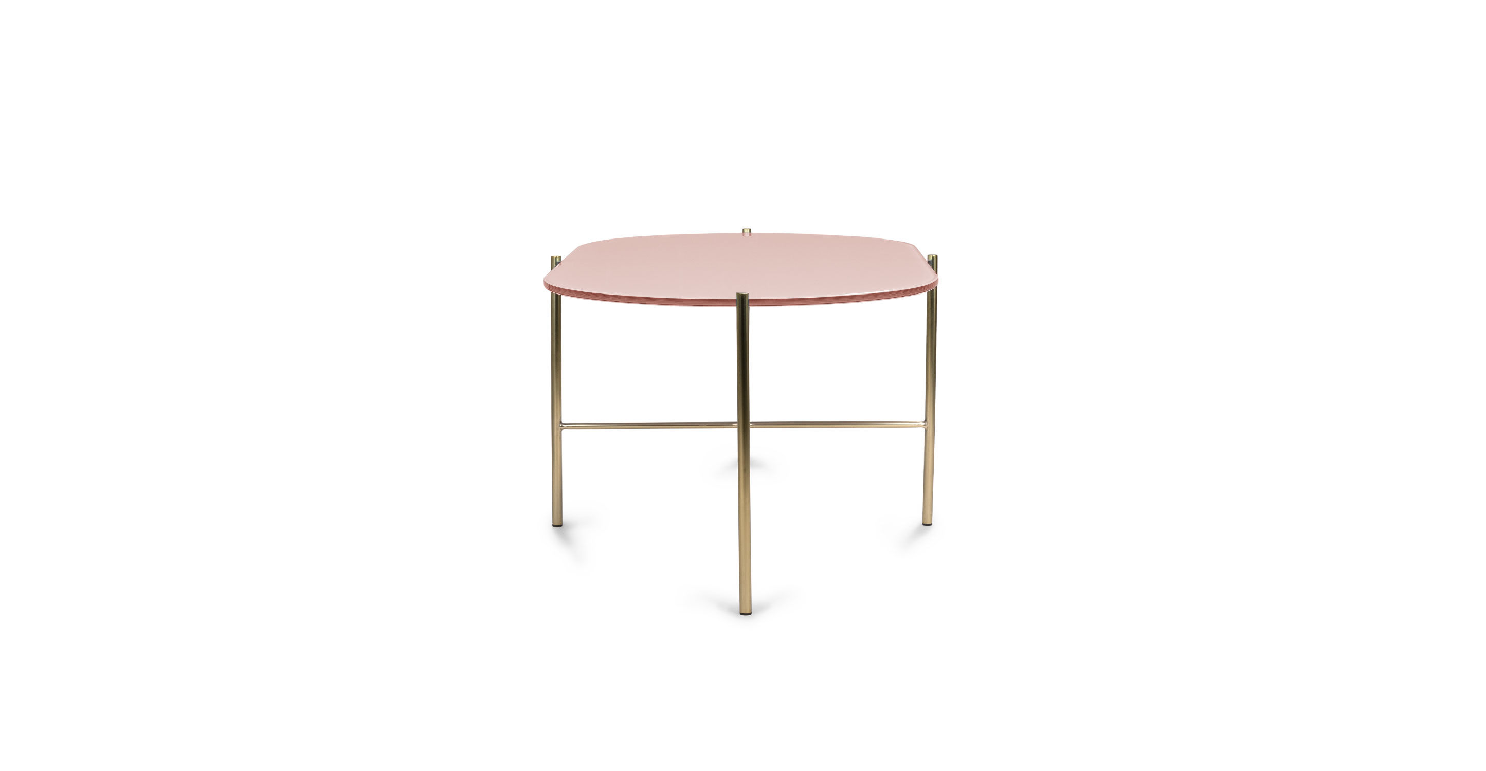 Silicus Pink Oblong Coffee Table thumbnail 2