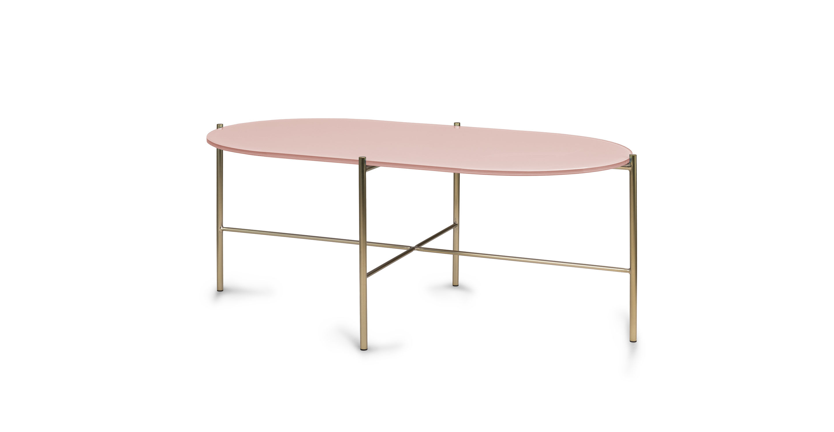 Silicus Pink Oblong Coffee Table thumbnail 3