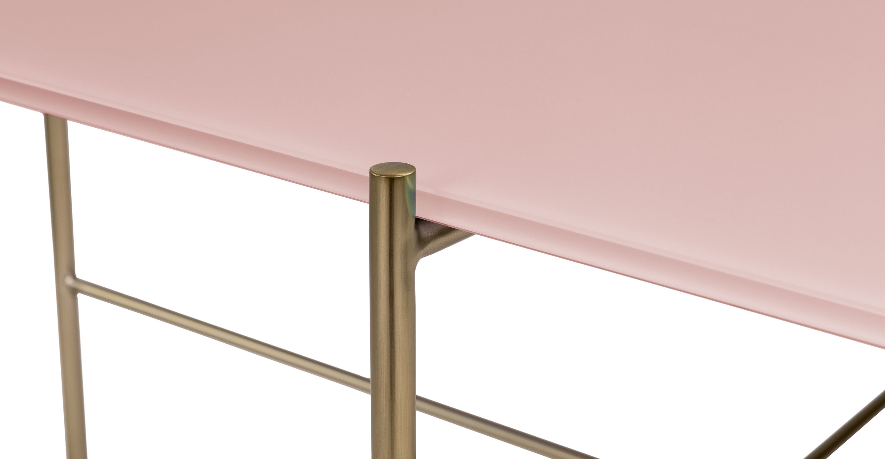 Silicus Pink Oblong Coffee Table thumbnail 6