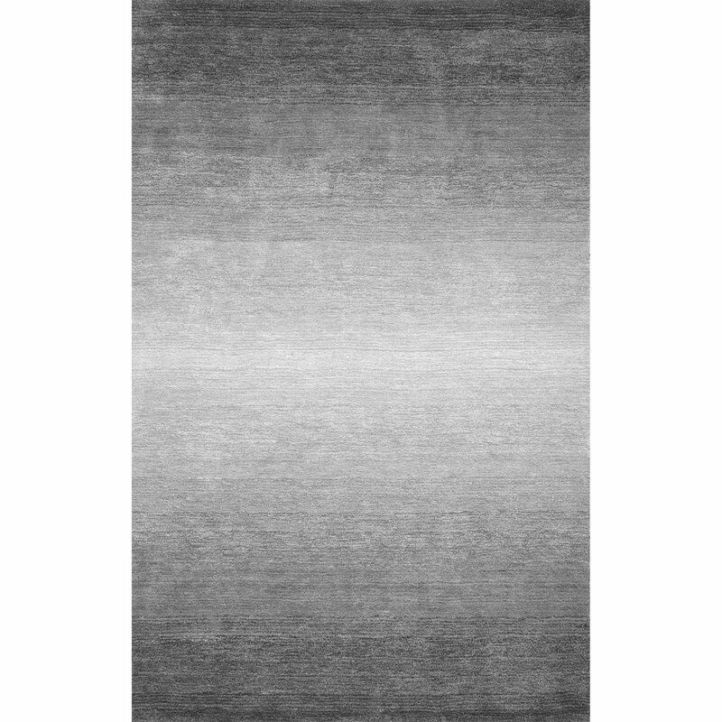 Essence Handmade Tufted Area Rug in Gray — view 1
