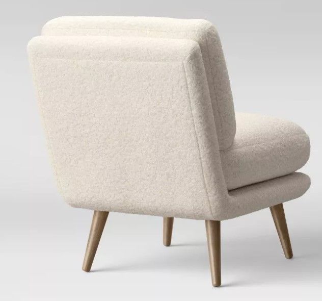 Harper Faux Fur Slipper Chair thumbnail 4