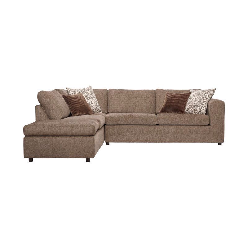 Isaacs 112" Wide Left Hand Facing Sofa & Chaise — view 1