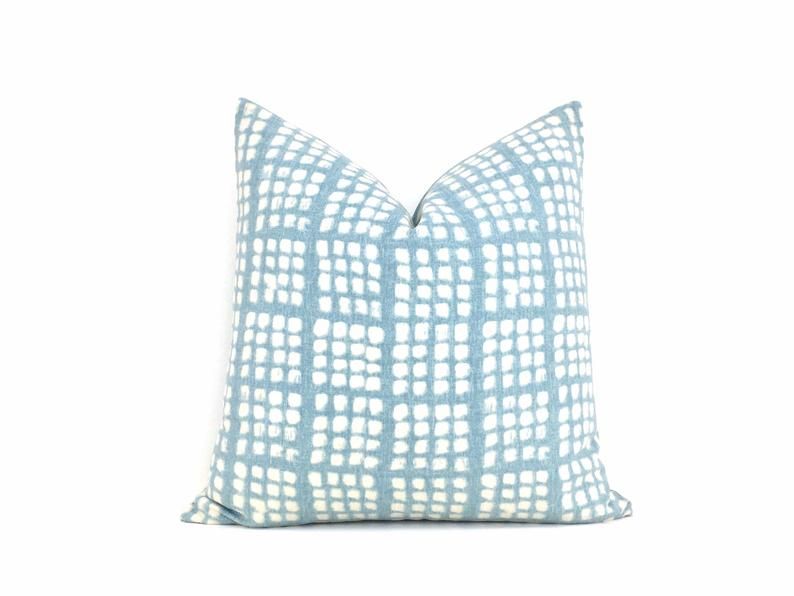 Light Sky Blue Pillow Cover — view 1