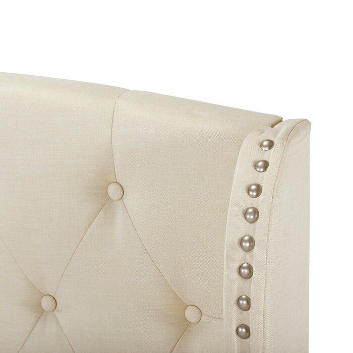 Hiller Wing Upholstered Standard Bed-King thumbnail 3