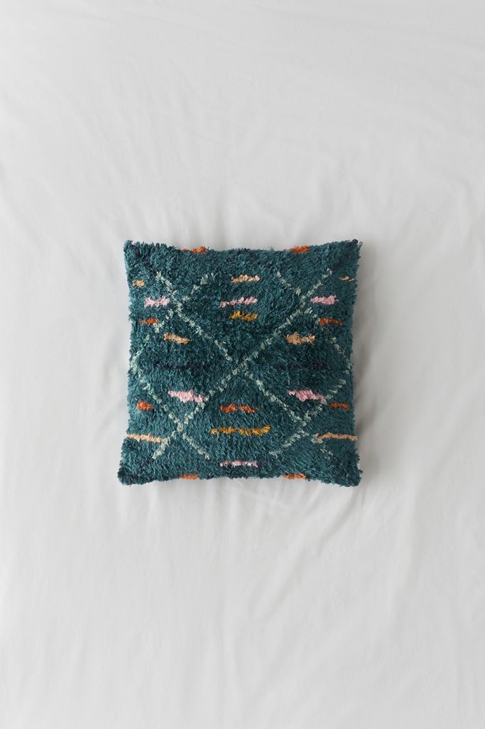 Tegan Shag Throw Pillow — view 1