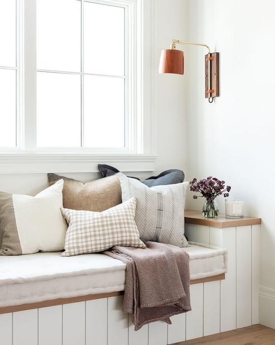 Gina Patched Linen Pillow Cover thumbnail 3