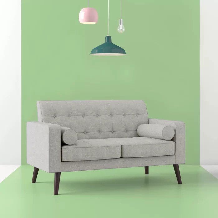 Halina Square Arm Loveseat thumbnail 2