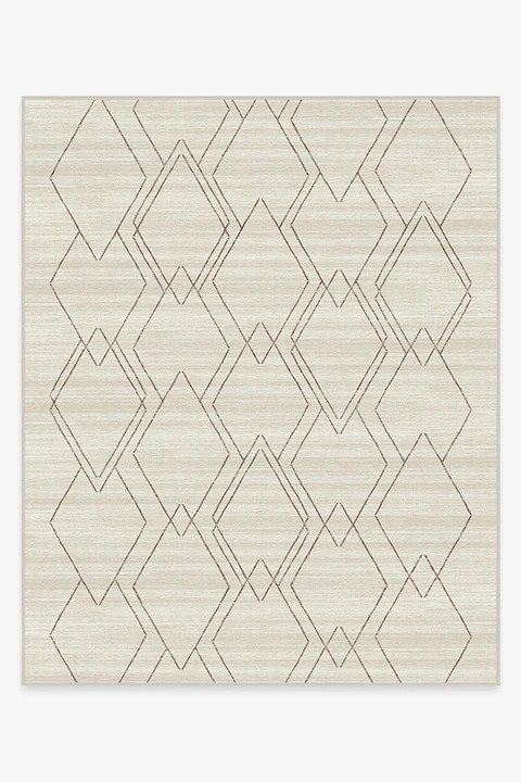 Diamond Dalia Beige Ivory Rug-8'x10' — view 1