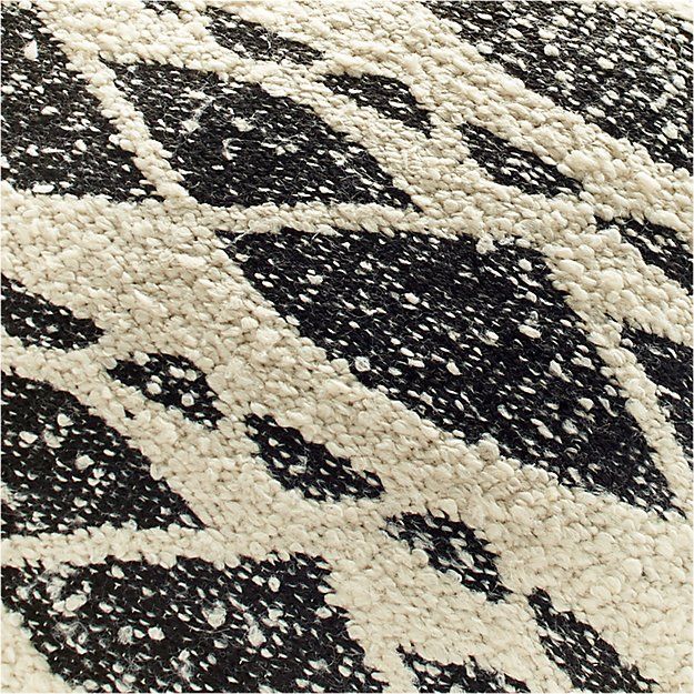 HAZEL BLACK AND WHITE BOUCLE PILLOW thumbnail 4