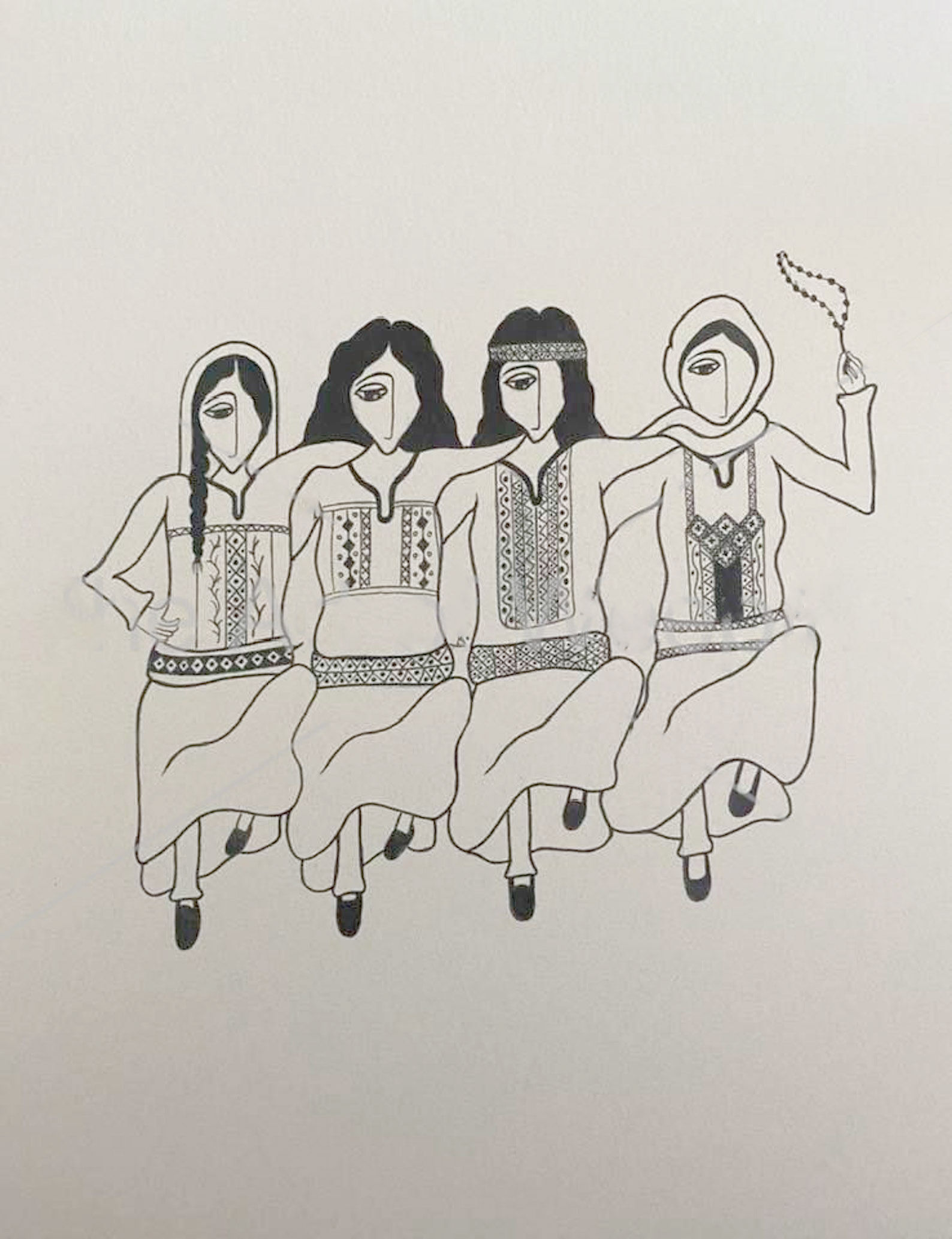 Dabka Line Dance — view 1