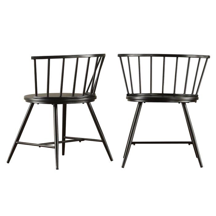 Black Vecchia Dining Chair Set of 2 thumbnail 2