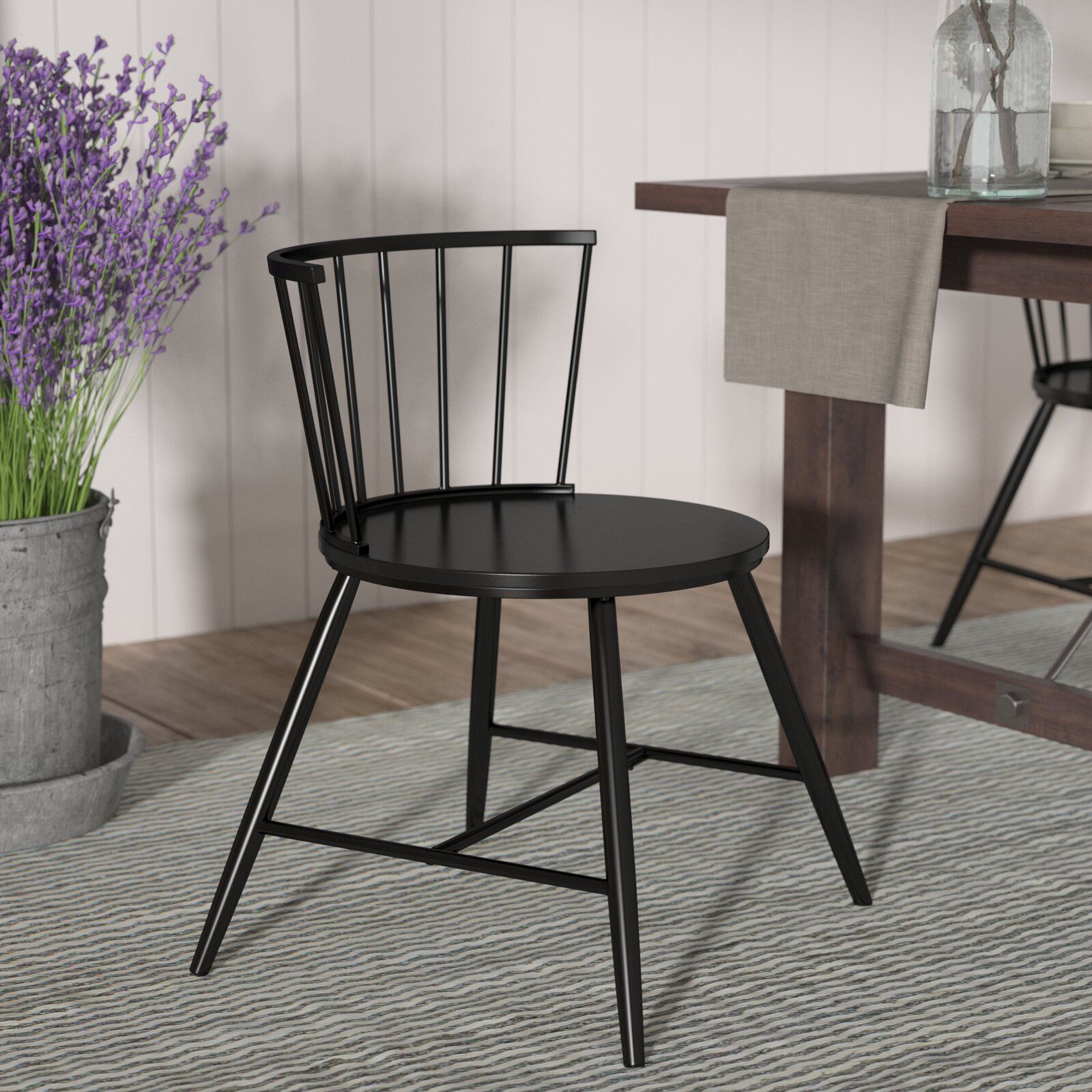Black Vecchia Dining Chair Set of 2 thumbnail 4