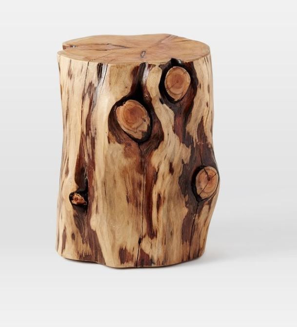Natural Tree Stump Side Table thumbnail 2