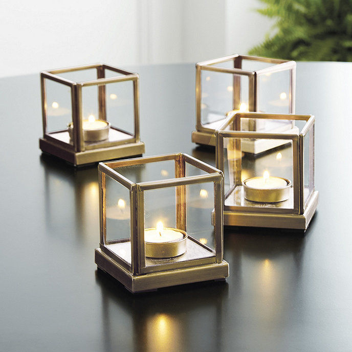 Le Marais Tea Light Holders Set of 4 — view 1