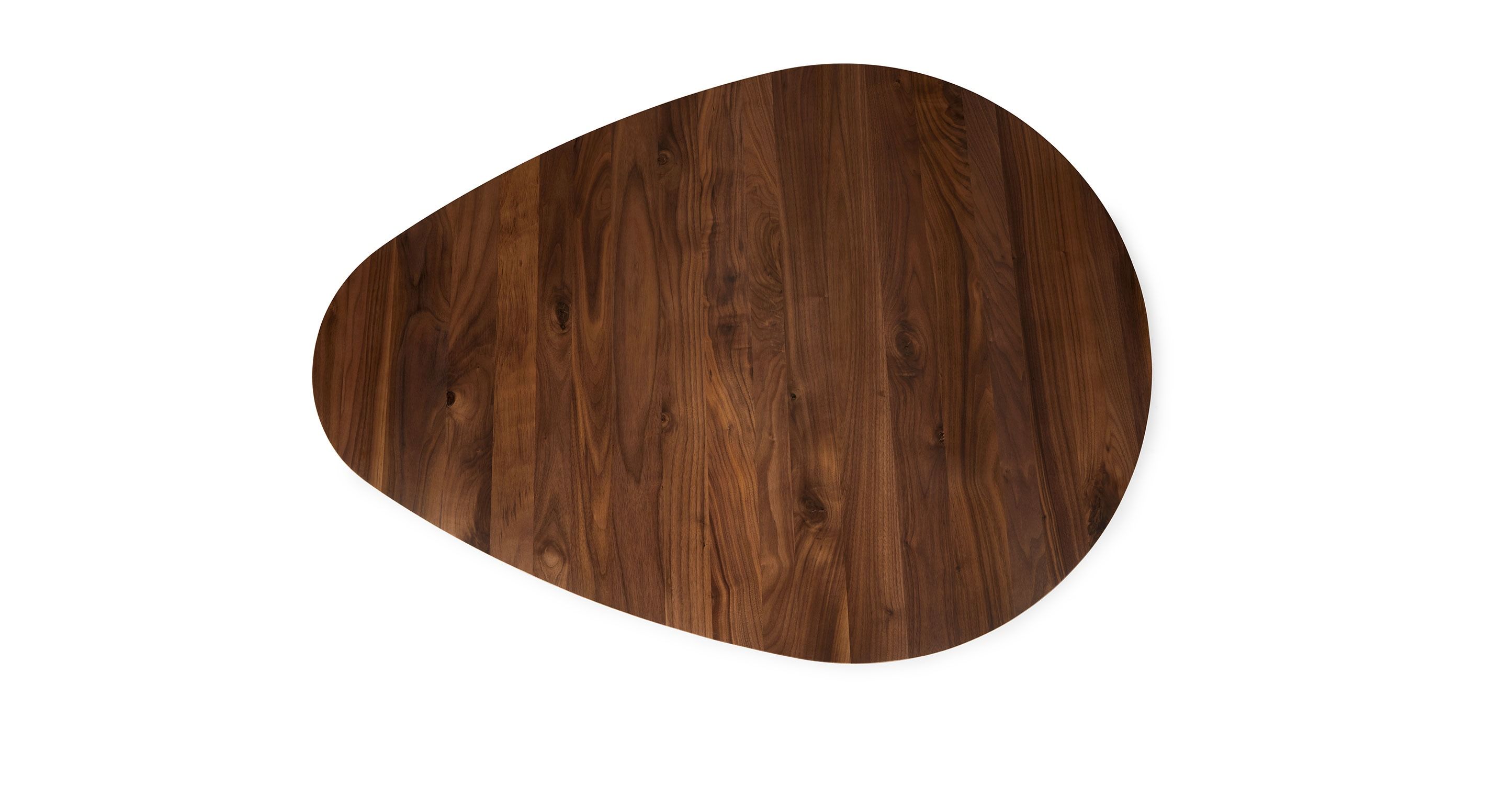 Amoeba Wild Walnut 42.5" Wide Coffee Table thumbnail 5