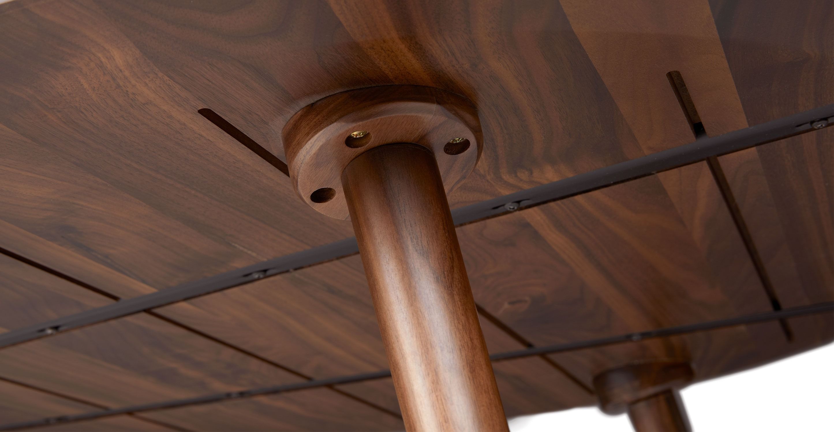 Amoeba Wild Walnut 42.5" Wide Coffee Table thumbnail 6