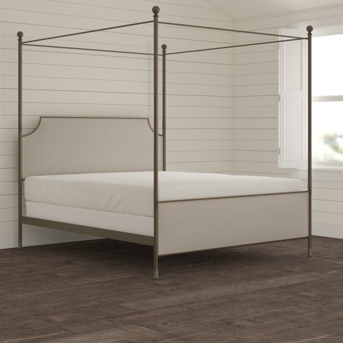 Ropesville Upholstered Canopy Bed-King thumbnail 3