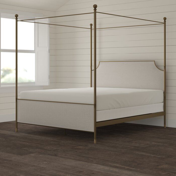 Ropesville Upholstered Canopy Bed-King thumbnail 4