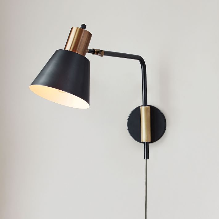 west elm Rejuvenation Cylinder Adjustable Sconces thumbnail 3