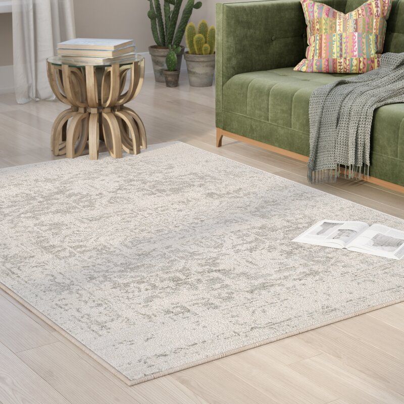 Hillsby Oriental Charcoal Light GrayBeige Area Rug-9'x12' thumbnail 3