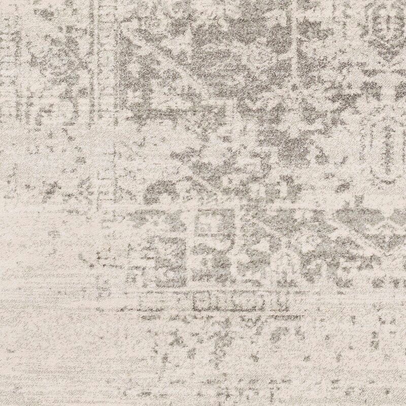 Hillsby Oriental Charcoal Light GrayBeige Area Rug-9'x12' thumbnail 4