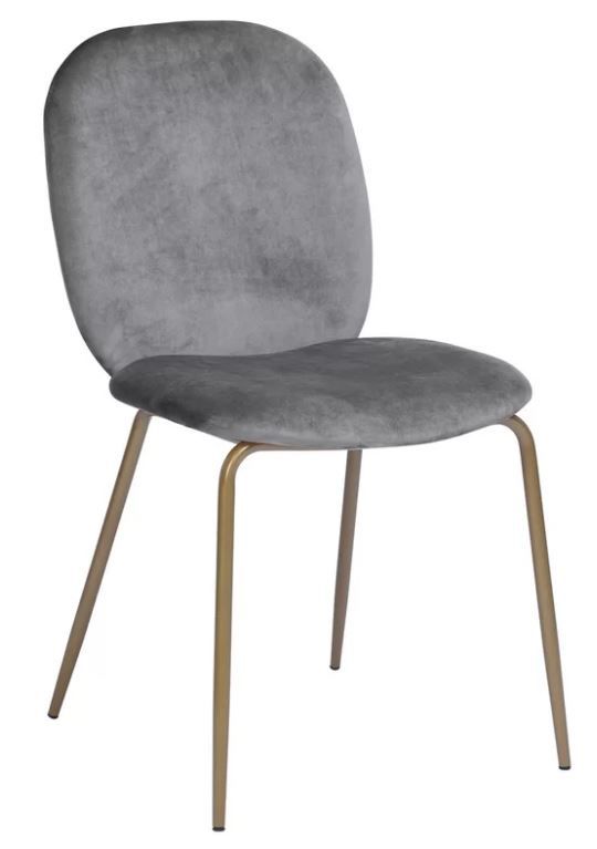 Parkinson Velvet Upholstered Parsons Chair (Set of 2) thumbnail 3