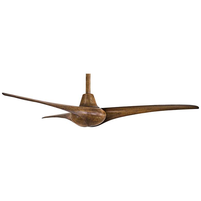 52" Minka Aire Wave Distressed Koa Ceiling Fan — view 1