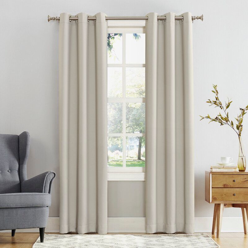 Wayfair Basics Solid Blackout Grommet thumbnail 2