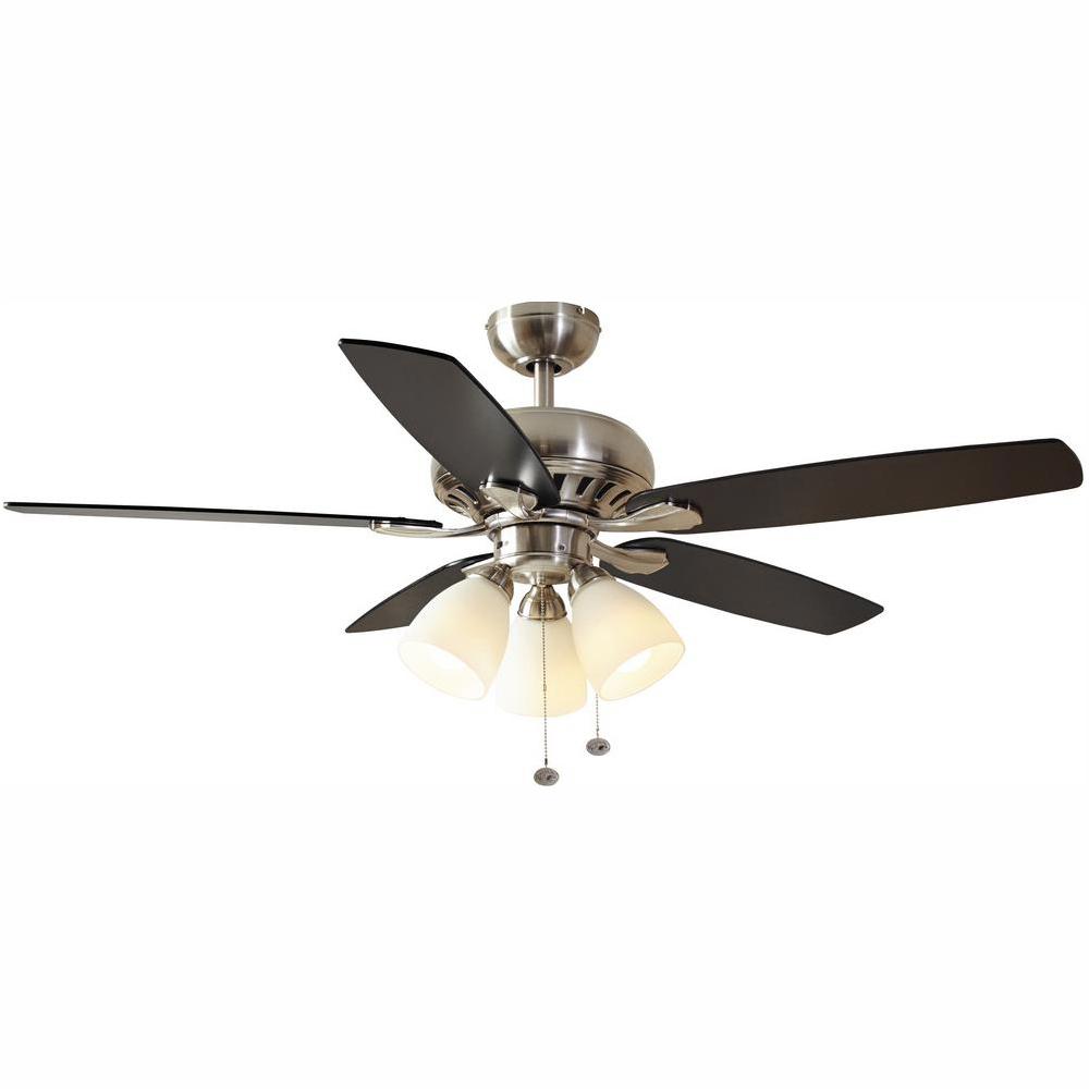 Rockport 52 in LED Brushed Nickel Ceiling Fan BACKUP — view 1