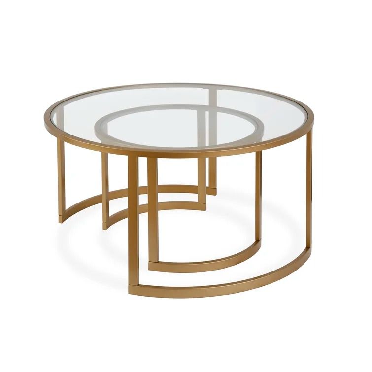 Leatherman Extendable Sled 2 Nesting Tables Coffee Table Set thumbnail 3