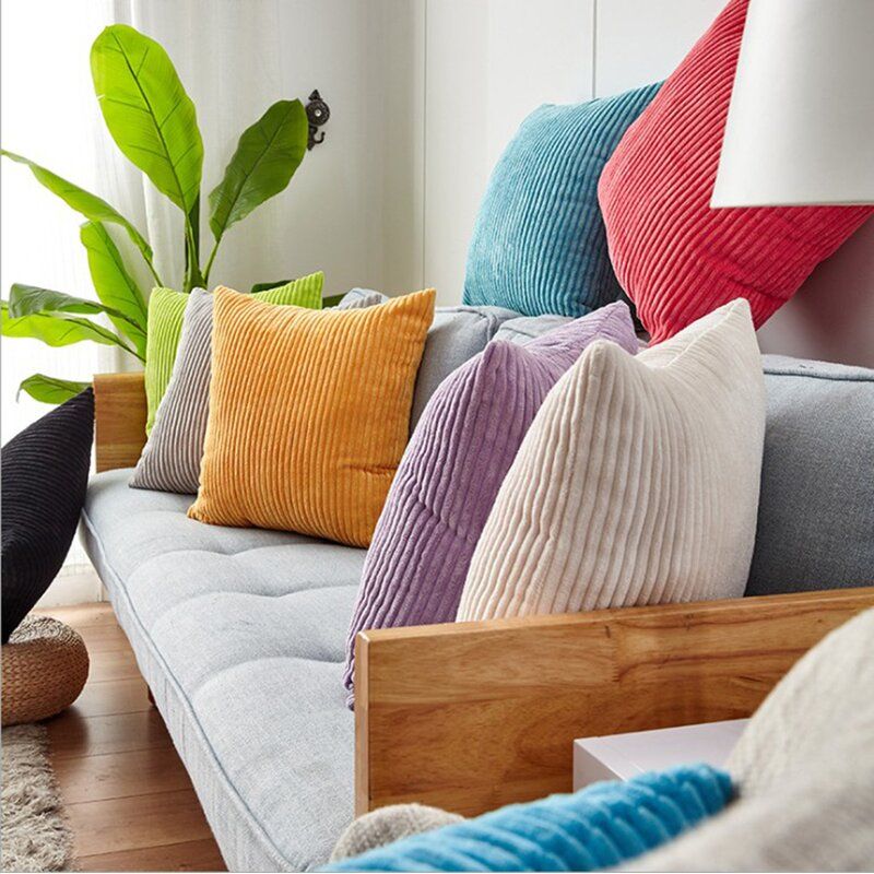 Henri Square Pillow Cover Set of 2 thumbnail 2
