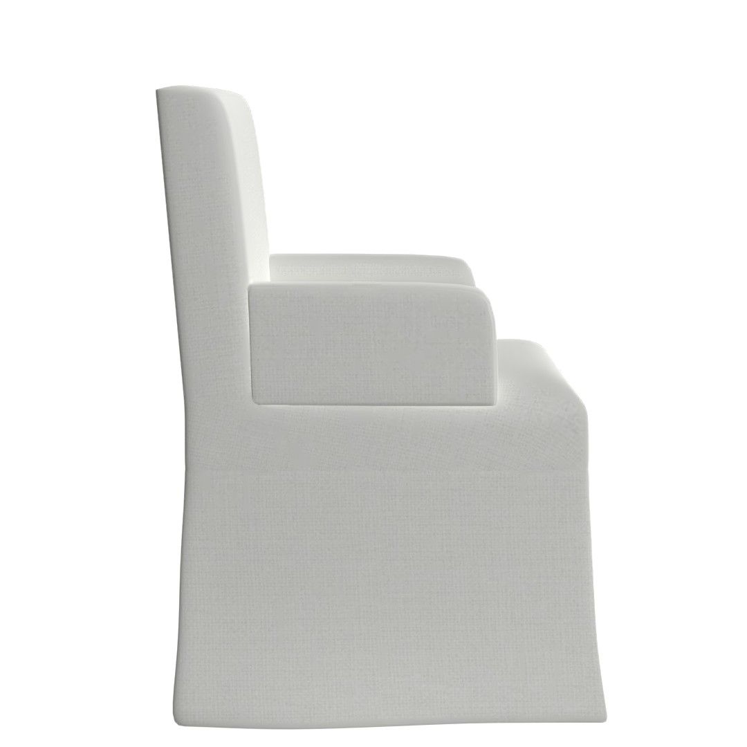 PB Comfort Square Slipcovered Dining Armchair thumbnail 2
