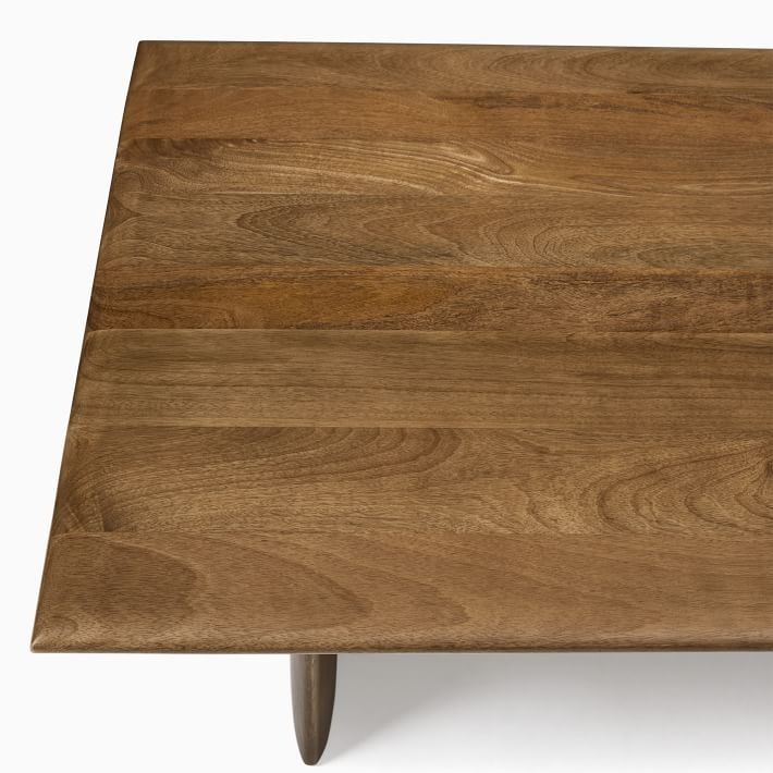 Anton Solid Wood Coffee Table Rectangle thumbnail 3