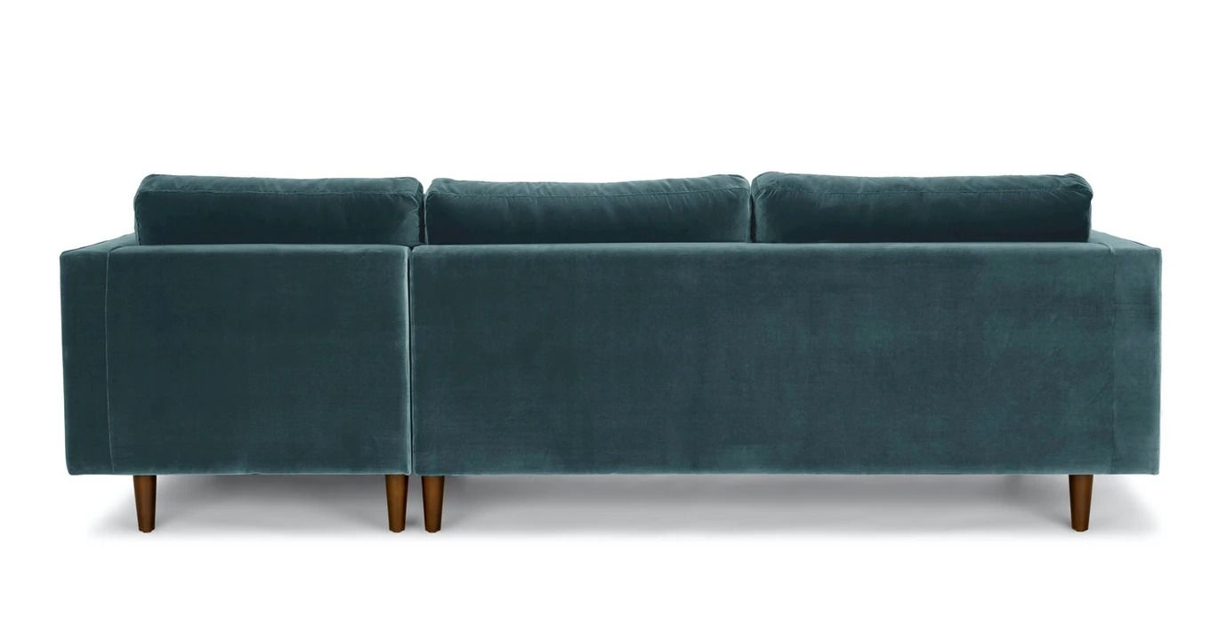Sven Pacific Blue Right Sectional Sofa thumbnail 5