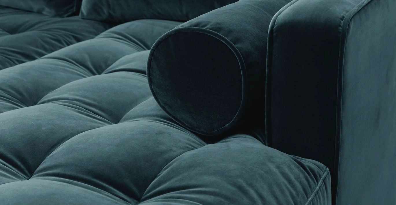 Sven Pacific Blue Right Sectional Sofa thumbnail 6
