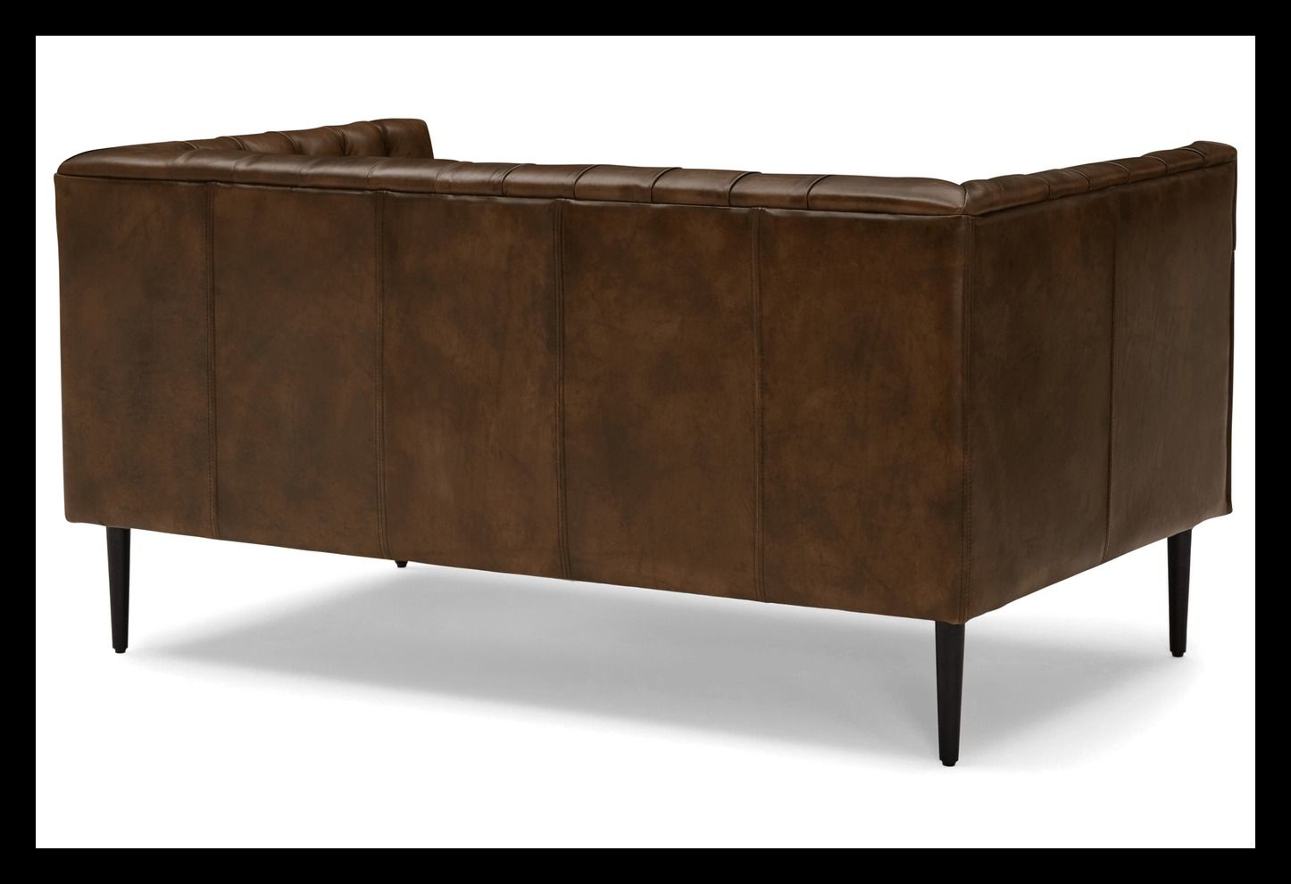 Vaughn Leather Apartment Sofa thumbnail 5