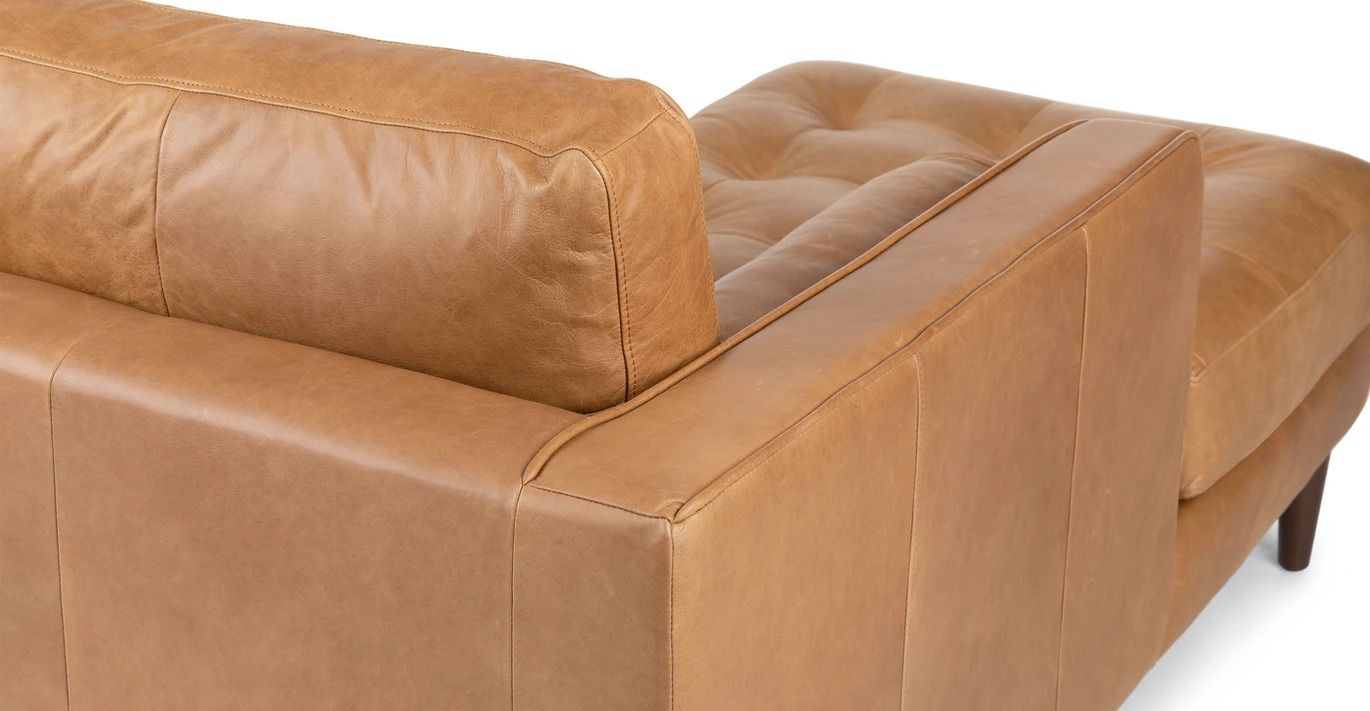 Sven Charme Tan Left Sectional Sofa thumbnail 7