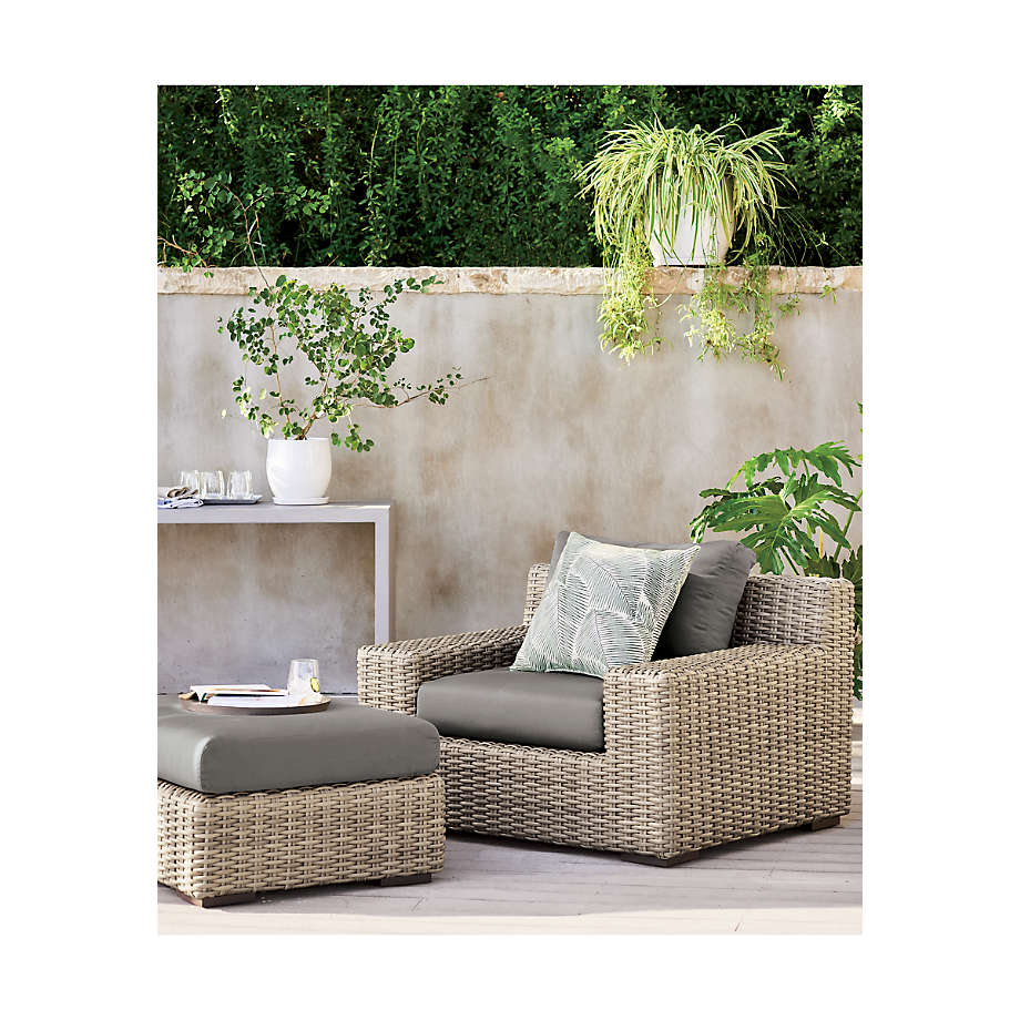 Abaco Resin Wicker Outdoor Lounge Chair thumbnail 2