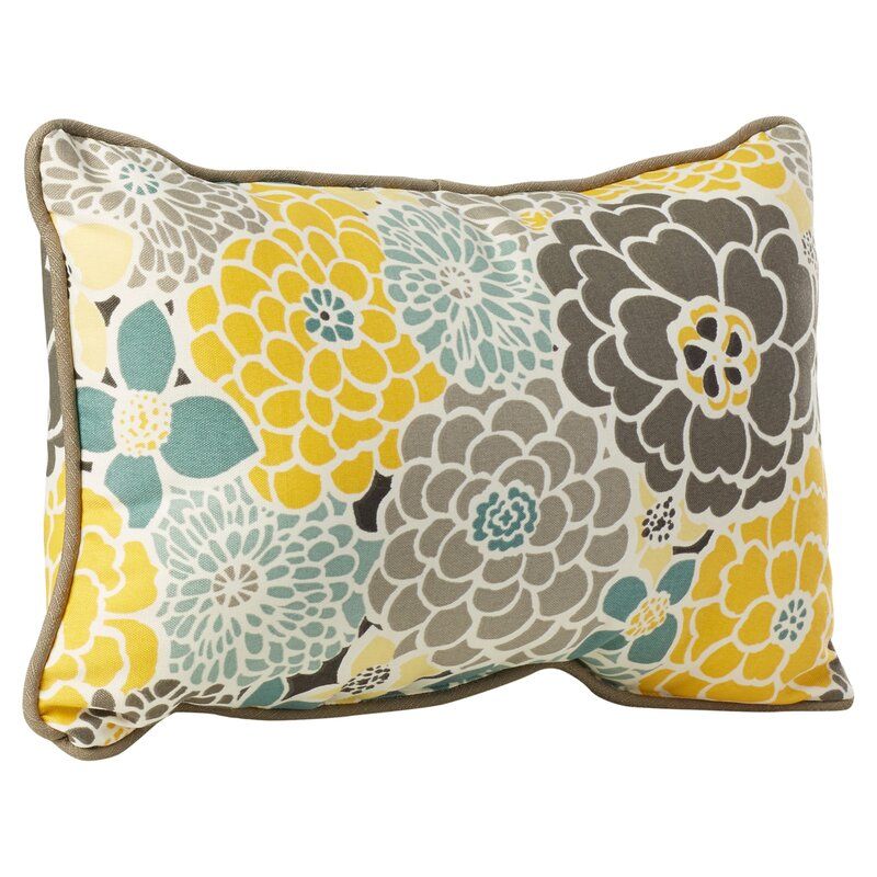 Hedvige Indoor Outdoor Lumbar Pillow With Insert-18.6"x11.5" thumbnail 2