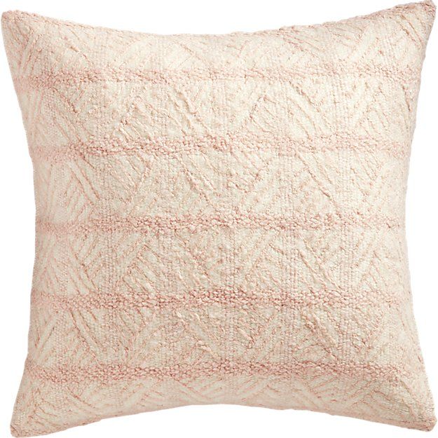 TILDA PINK WHITE CHEVRON PILLOW thumbnail 2