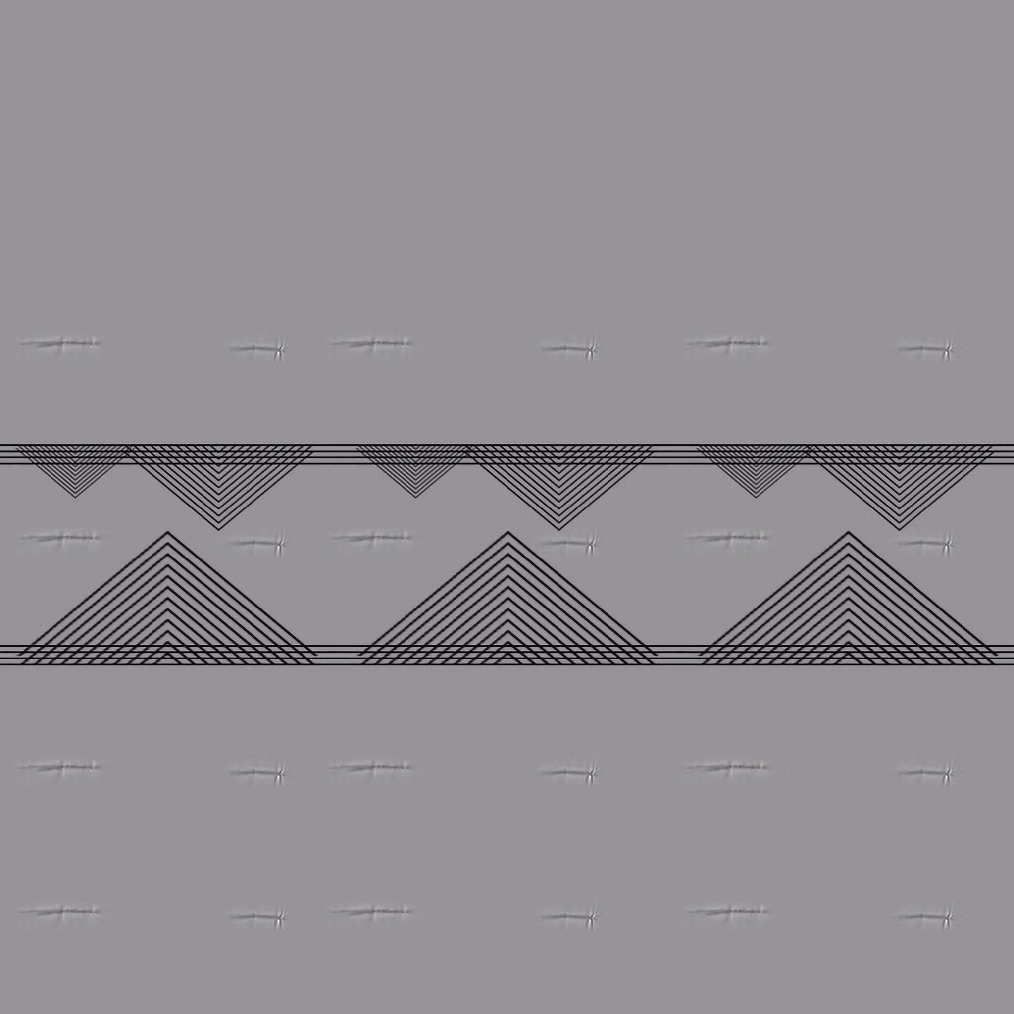 Triangle King Lines Bed in a Bag Gray -king thumbnail 4